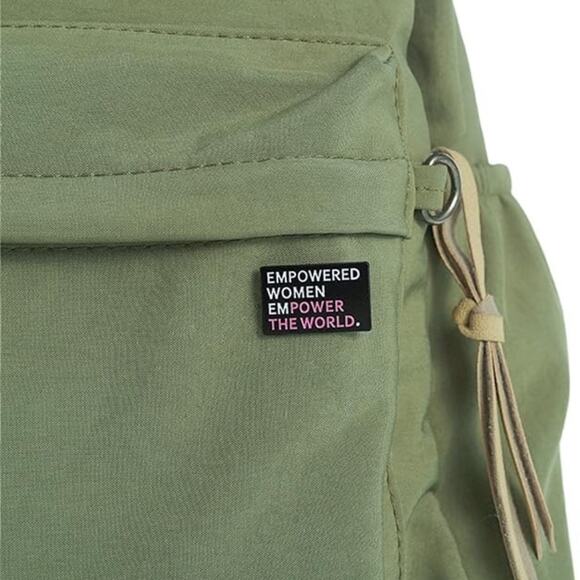 Empowered Women Empower The World Button Clasp Brooch - Picture 4 of 8